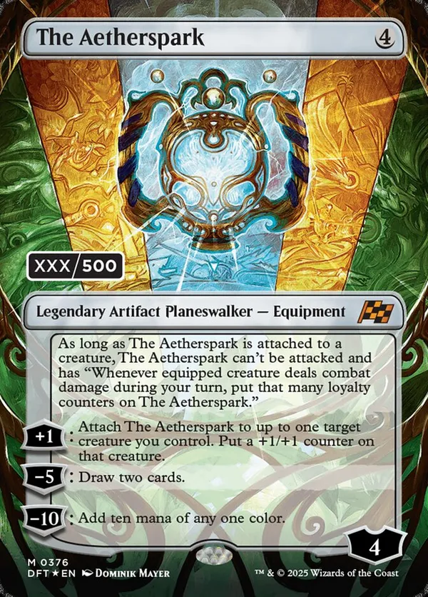 The Aetherspark (First-Place Foil) • Aetherdrift (DFT) #496