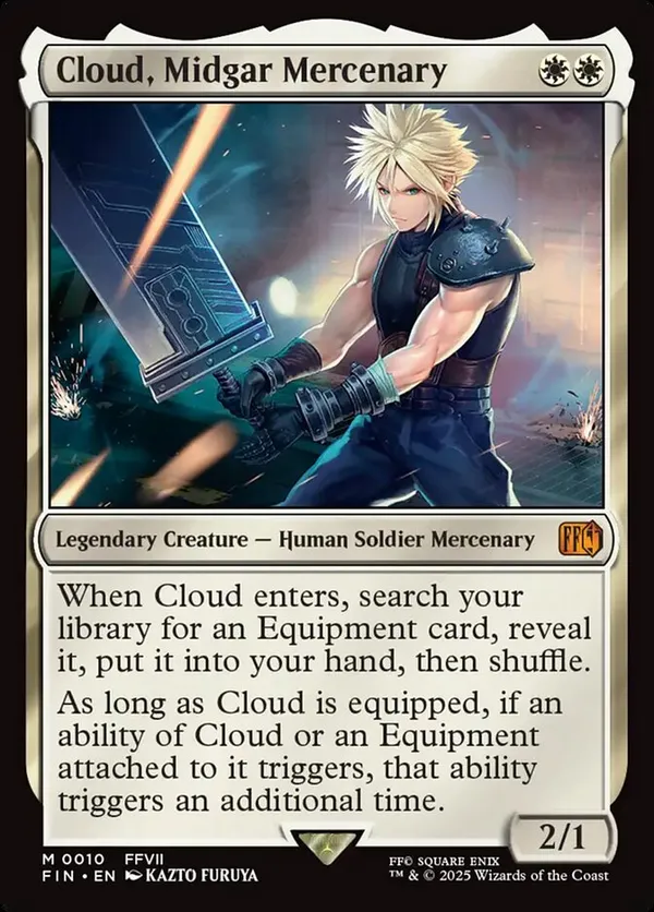 Cloud, Ex-SOLDIER (Surge Foil) • Commander: Final Fantasy (FIC) #221
