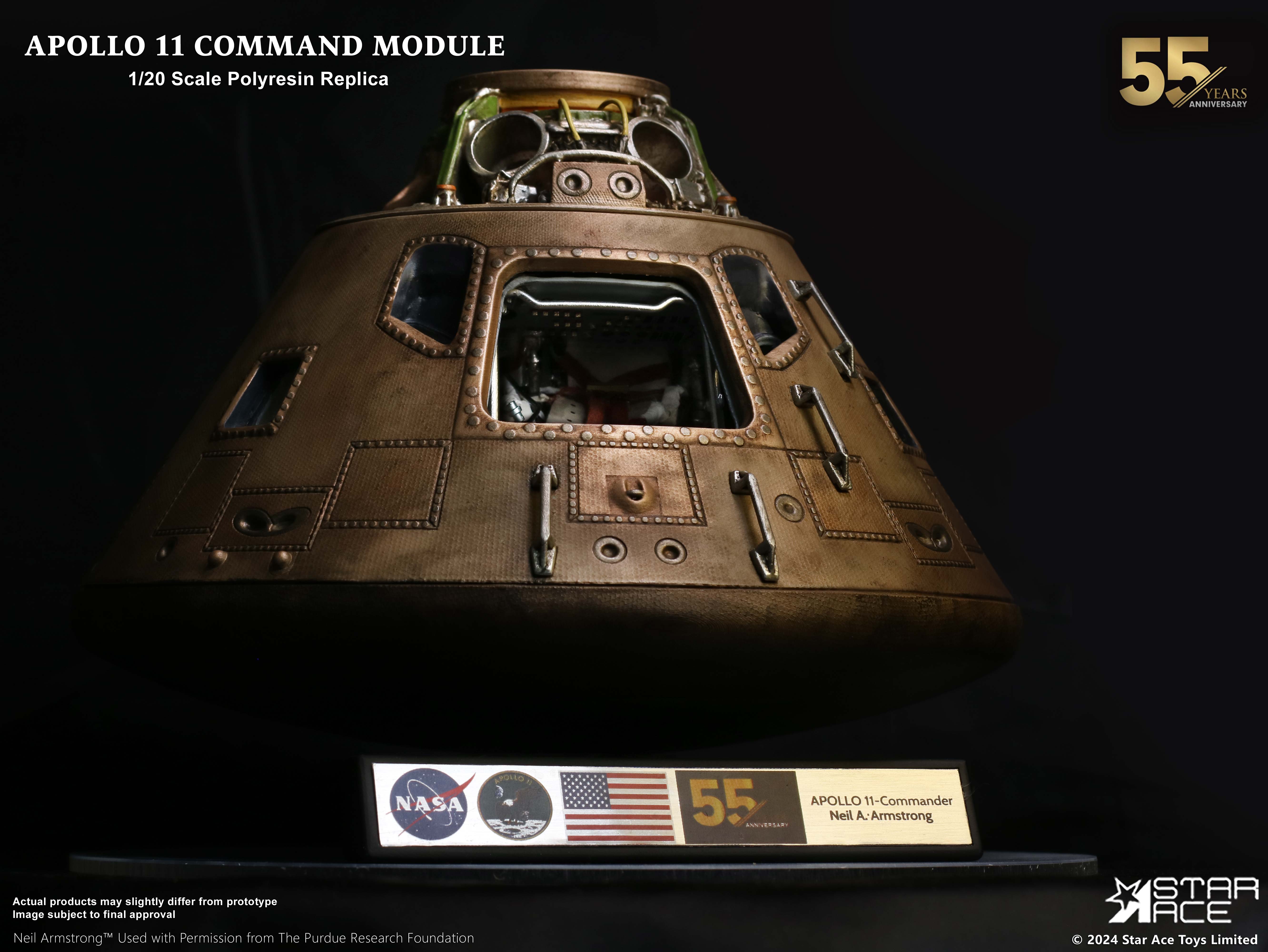 1/20 scale Apollo11 Command Module(DX) – Star Ace Toys Limited