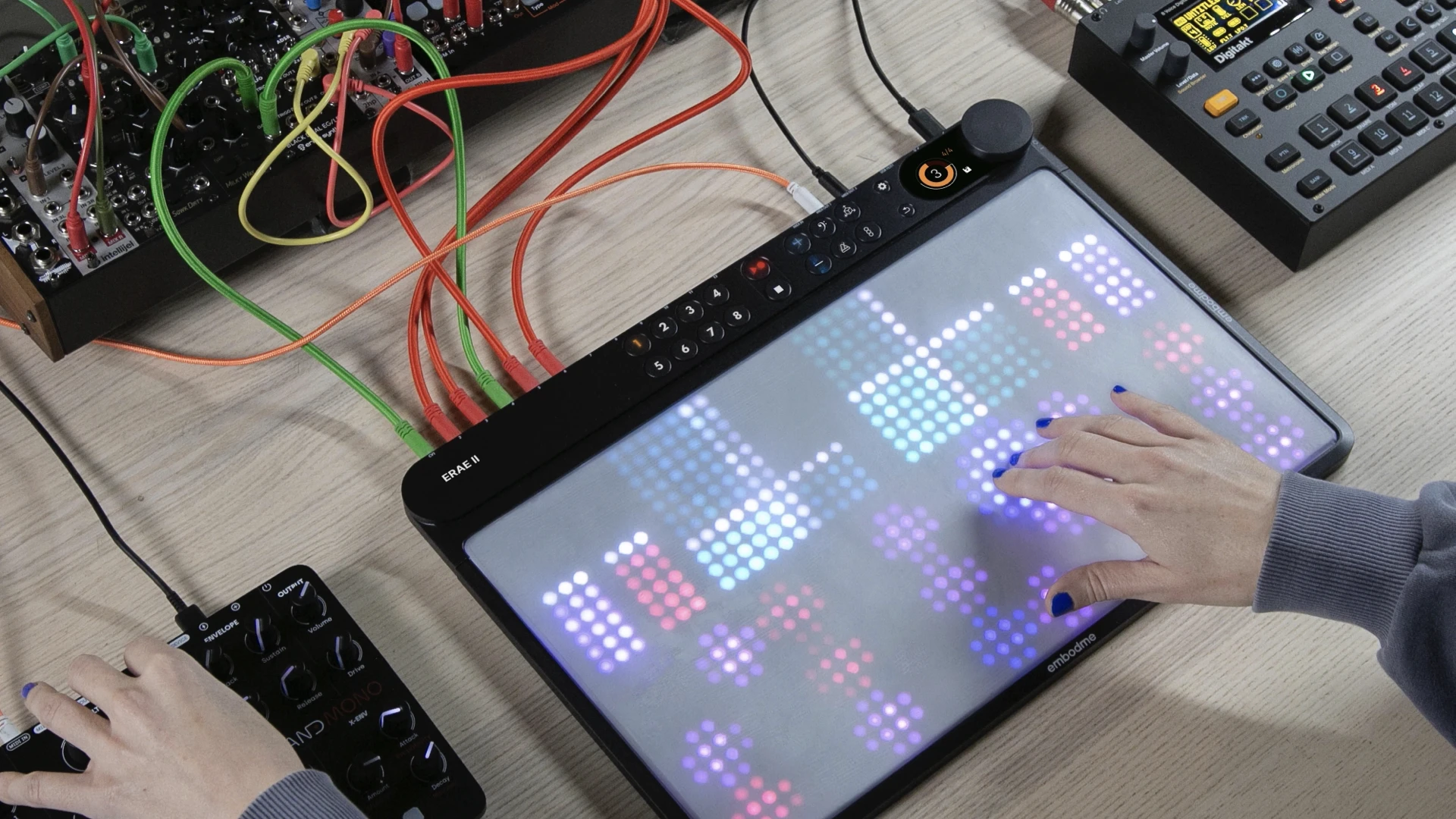 Embodme ERAE II, redesigned MPE touch controller for the modular world