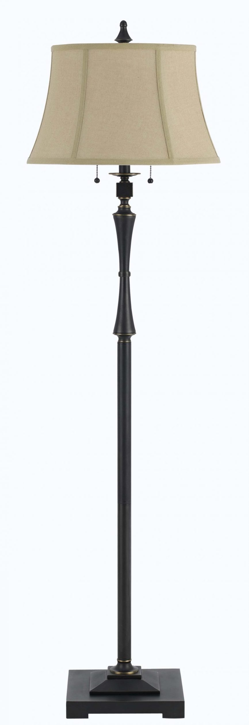 Cal Lighting BO-2443FL 60W X 2 MADISON CLUB FLOOR LAMP