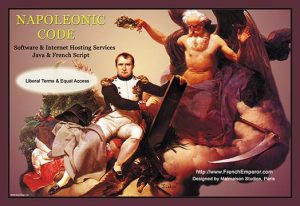 Napoleonic Code: Software & Internet Hosting Services(20" x 30") Canvas Wall Art