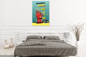 Mechanized Robot  Canvas Wrap (20"x30") - Image 8