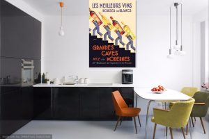 Les Meilleurs Vins Fine Art Canvas Print (20"x30") - Image 9