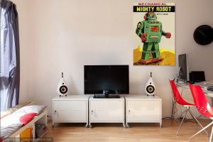 MECHANICAL MIGHTY ROBOT FINE ART CANVAS PRINT (20″X30″) - Image 7