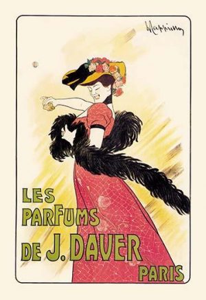 Les Parfumes de J. Daver(20" x 30") Canvas Wall Art