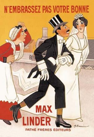 Max Linder "Don't Embarrass your Bride"(20" x 30") Canvas Wall Art