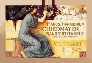 Schiedmayer Pianofortefabrik(20" x 30") Canvas Wall Art