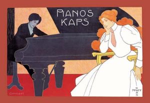 Pianos Kaps(20" x 30") Canvas Wall Art