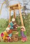 Washing Rice at the Well