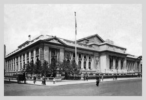 New York Public Library, 1911(20" x 30") Canvas Wall Art