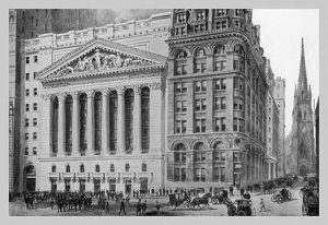 New York Stock Exchange, 1911(20" x 30") Canvas Wall Art