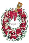 Santa Christmas Wreath