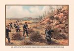 " Infantry Attcking Snake River Indians Near Owyhee River, 1880"