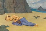 Lyrist Asleep on Beach