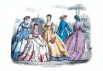 " Godey's Fashions, 1865"