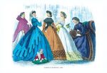Godey's Fashions for February 1865