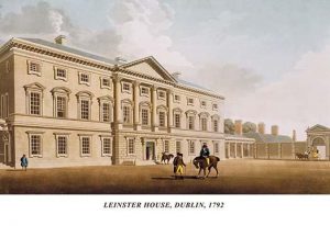 Leinster House, Dublin, 1792(20" x 30") Canvas Wall Art