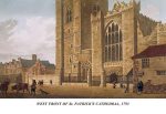 " West Front of St. Patrick's Cathedral, 1793"