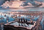 New York Harbor at Sunset