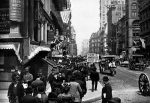" View of Broadway, North of Cedar Street, New York City"
