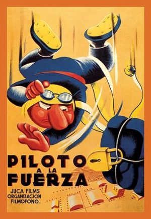 Piloto a la Fuerza(20" x 30") Canvas Wall Art