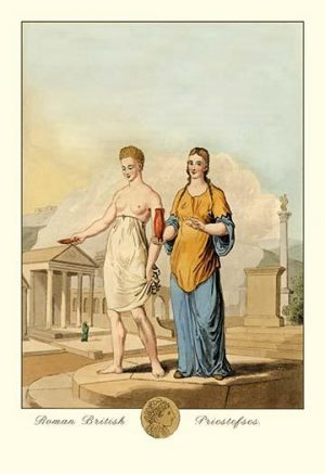 Roman British Priestesses(20" x 30") Canvas Wall Art