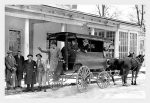 " Man Stepping Out Of Carriage, Philadelphia, PA"