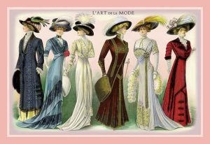 L'Art de la Mode: A Variety of Beautiful Fashions(20" x 30") Canvas Wall Art