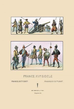 French Military Costumes, 1559-1572(20" x 30") Canvas Wall Art