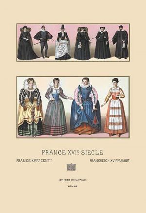 French Bourgeoisie of the Sixteenth Century(20" x 30") Canvas Wall Art