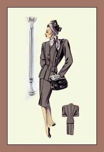 Gray Cardigan Suit
