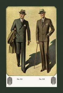 Three-Button Double-Breasted Conservative Sack