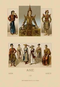 A Variety of Asian Costumes