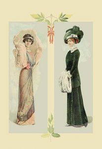" Lady in Pink, Lady in Green"