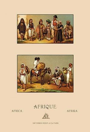 North African Families(20" x 30") Canvas Wall Art