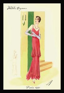 Scarlet Evening Gown