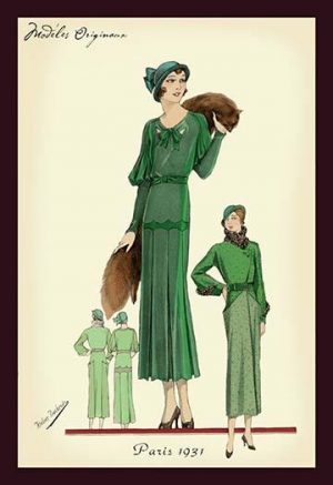 Modeles Originaur: Emerald Style(20" x 30") Canvas Wall Art