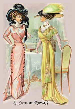 Le Costume Royals: A Splendid Pair(20" x 30") Canvas Wall Art