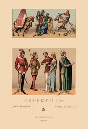 Royalty of Medieval Europe(20" x 30") Canvas Wall Art