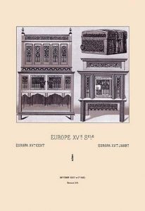 " Europe - Furniture of Pageantry, Fifteenth Century"