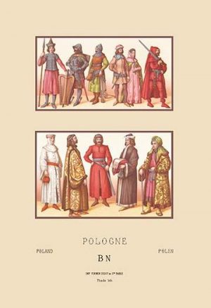 Knights and Nobility of Fifteenth Century Poland(20" x 30") Canvas Wall Art