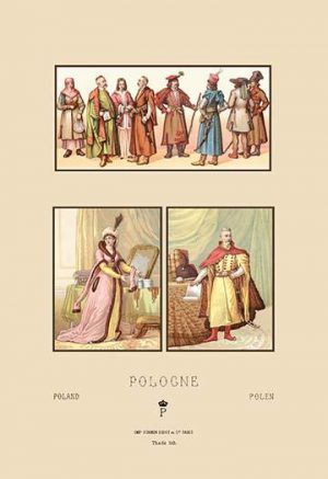 Sixteenth Century Fashions of the Polish Nobility #2(20" x 30") Canvas Wall Art