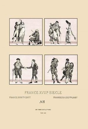 Popular Styles of Eighteenth Century France(20" x 30") Canvas Wall Art