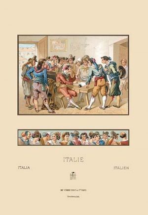 Italian Styles of the Nineteenth Century(20" x 30") Canvas Wall Art