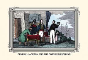 General Jackson and the Cotton Merchant(20" x 30") Canvas Wall Art