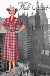 Wall Street Dress 1950