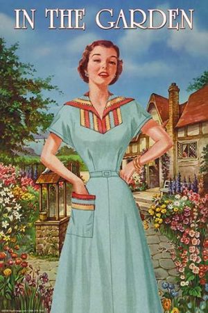 InThe Garden 50's RetroDress I(20" x 30") Canvas Wall Art