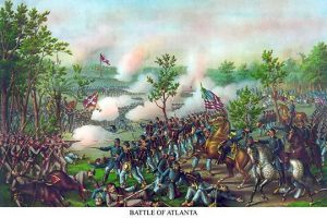 Battle of Atlanta(20" x 30") Canvas Wall Art