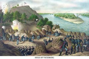 Siege of Vicksburg(20" x 30") Canvas Wall Art